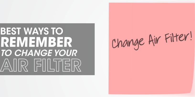 change your air filter
